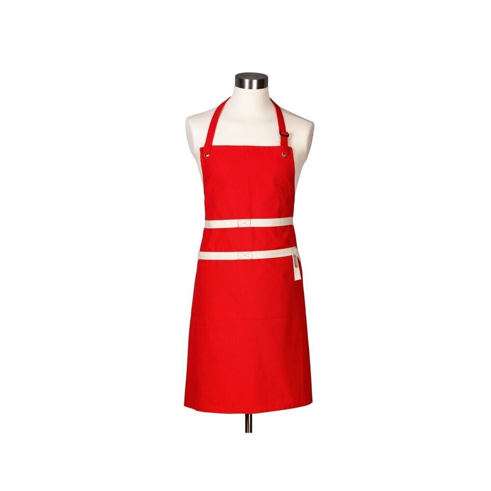 Le Creuset Chef's Adult Apron Cerise Cherry Red